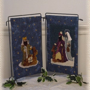 Paper Pattern , the Wise Men, Punch Needle Pattern