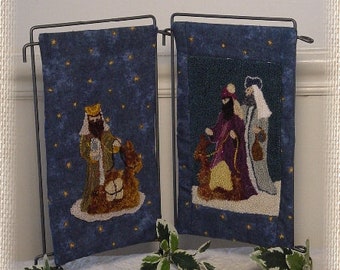 Paper Pattern , the Wise Men, Punch Needle Pattern