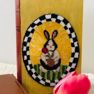 Storybook Bunny, Punch Needle Art, EPattern, Instant Download image 1