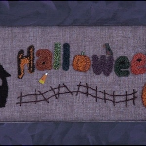 556 HALLOWEEN, Digital Punch Needle Art, PDF File