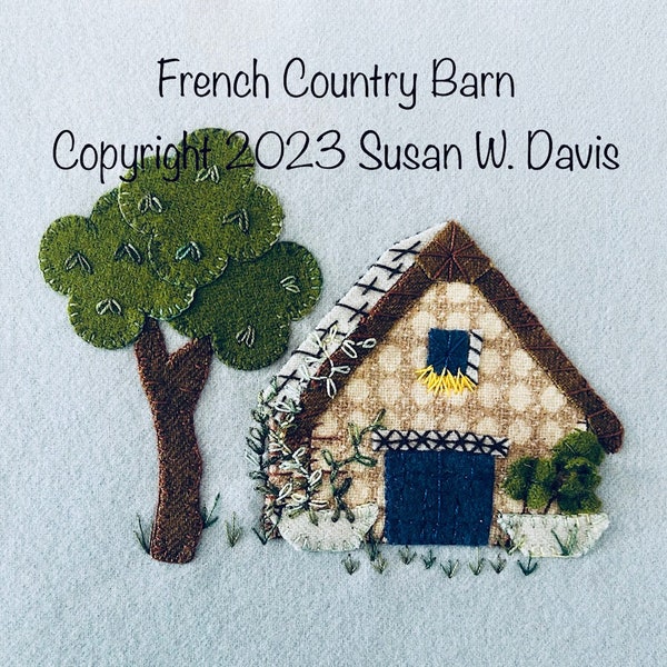 French Country Farm, Block 5 Barn, Block 6 Sunflower, Wild and Wonderful Stitch a long