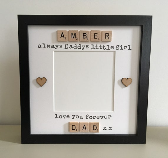 Personalised Wedding Frame Scrabble Frame Family Frame Engagement Frame 10x10 Personalised Scrabble Frame White Scrabble Frame