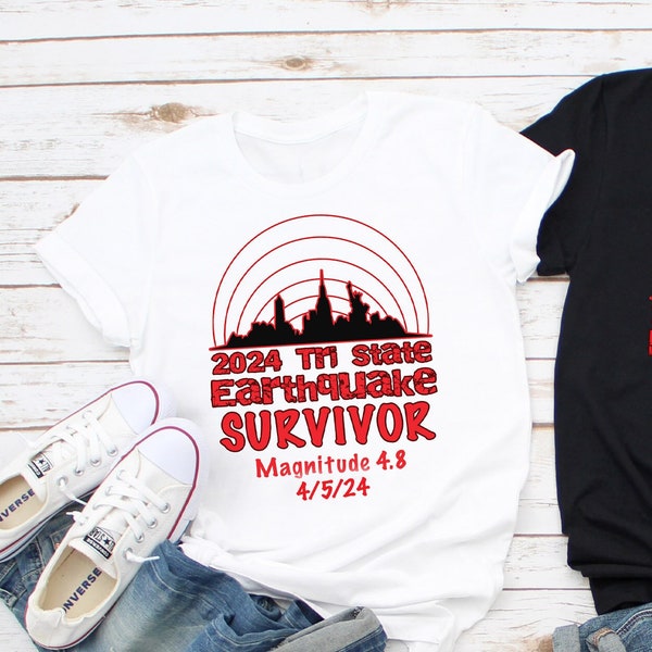 I Survived the New York City Earthquake NYC Survivor - Quake Tri State 2024 - Funny Unisex T-shirt - His and Hers Gift, New Jersey NJ NY