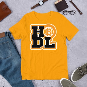 HODL Bitcoin T-Shirt | Funny BTC Tee | Cryptocurrency Gear | Crypto Shirt For Women | Crypto Tee For Men | To The Moon Gift for Him\Her