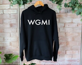 Suéter con capucha WGMI / Vamos a hacerlo / WAGMI / NFT Crypto Bitcoin Alt Coin Meme Sweater / Sudadera con capucha de algodón unisex para hombres y mujeres