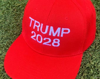 Trump 2028 President Donald Trump Hat MAGA Cap USA