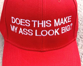 Embroidered Red Hat Parody – Funny Political Cap