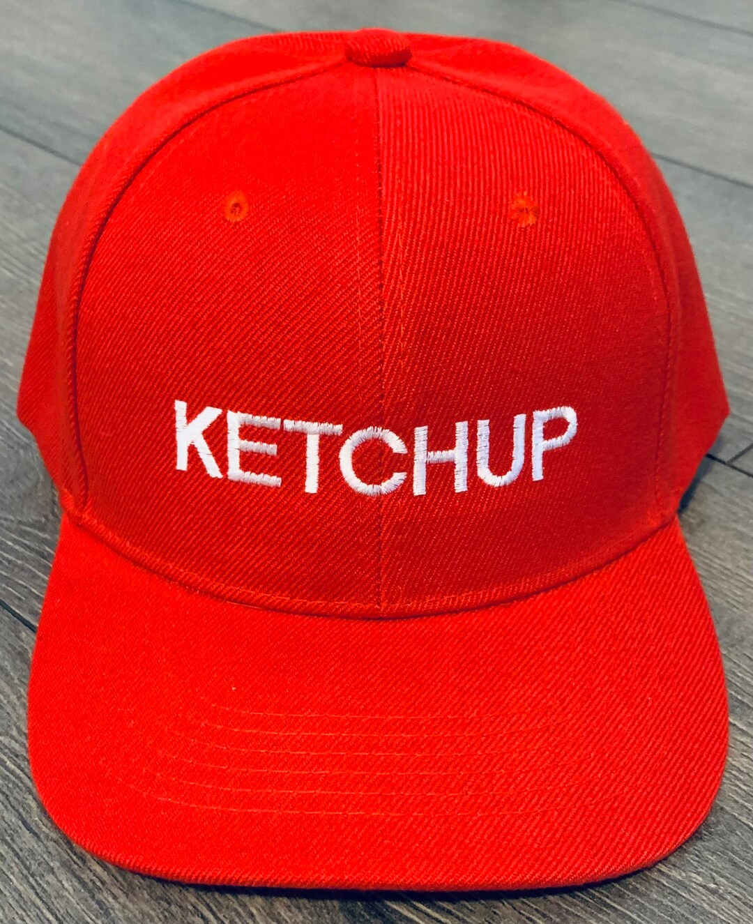 KETCHUP Adult Baseball Hat DONALD Trump Parody Ketchup Cap Embroidered