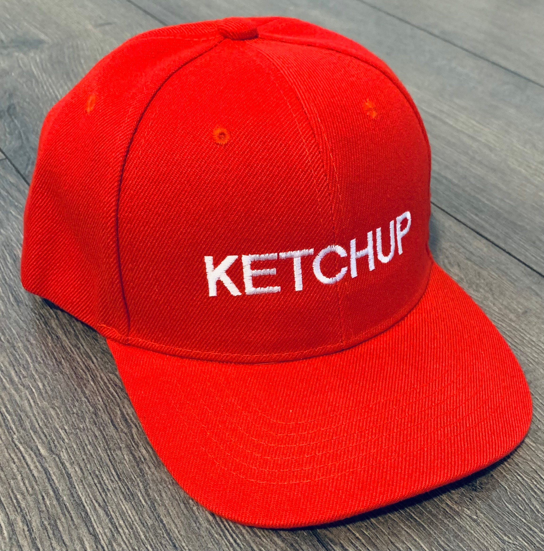 KETCHUP Adult Baseball Hat DONALD Trump Parody Ketchup Cap
