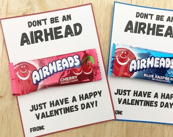Candy Funny Valentine Cards for Kids Valentine Printable - Etsy