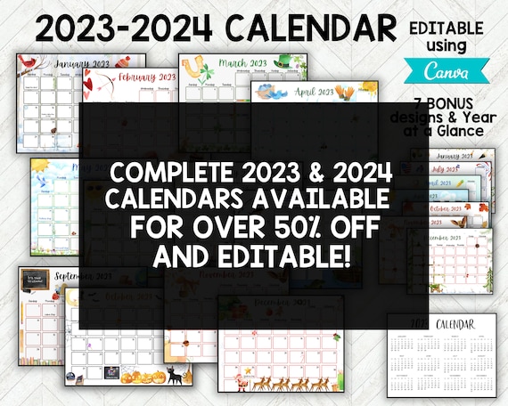 Calendário 2023 Personalizado Loja de Roupas Croche