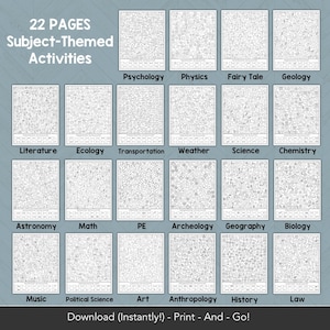 HUGE I Spy Kids Activity BUNDLE, I Spy Coloring Worksheet, School and ...