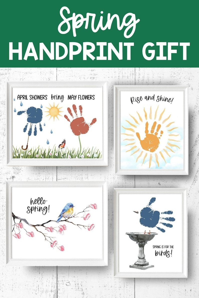 Rise and Shine Sun Handprint Activity, Preschool or Toddler Handprint ...