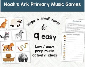 Noahs ARK Singing Time Activity, LDS Primary Chorister, LDS Primary Music Game, Singing Time Ideas, Mormon Music Leader