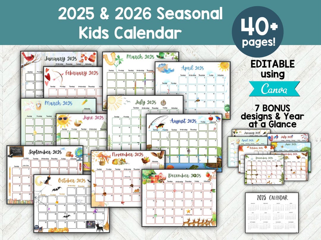 2025-2026-calendar-kids-calendar-printable-monthly-calendar-printable-2025-2026-wall-calendar-2025-2026-calendar-printable-class-calendar-etsy