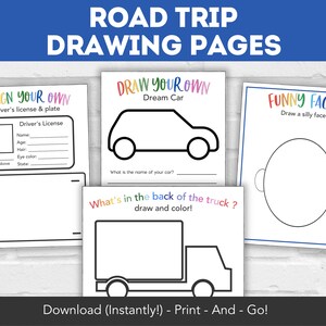 Kids Road Trip Games Printable Family Road Trip Planner - Etsy