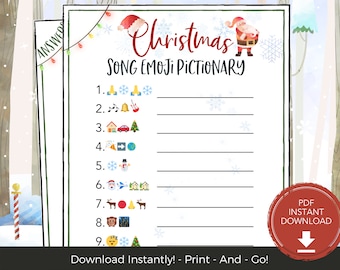 Emoji Christmas Songs Pdf 2022