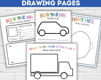 Road Trip Printable Kids Activity, Road Trip Games for Kids, Summer Car Games, Family Vacation Travel Activities, Printable Games for Kids