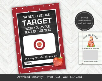 Teacher Appreciation Gift, Best Teacher Gift Card Holder, Gift Card Template, End of Year Teacher Gifts Bulk, School Principal Gift Idea