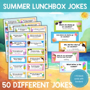 Blagues à imprimer sur la boîte à lunch pour enfants, notes sur la boîte à lunch, blagues, retour à l'école, blagues du jour, notes sur la boîte à lunch, téléchargement immédiat