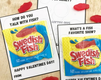 Gummy Candy Joke Valentine Cards for Kids, Valentine Printable Kids, Funny Valentine Card Kids, Card from Teacher Download