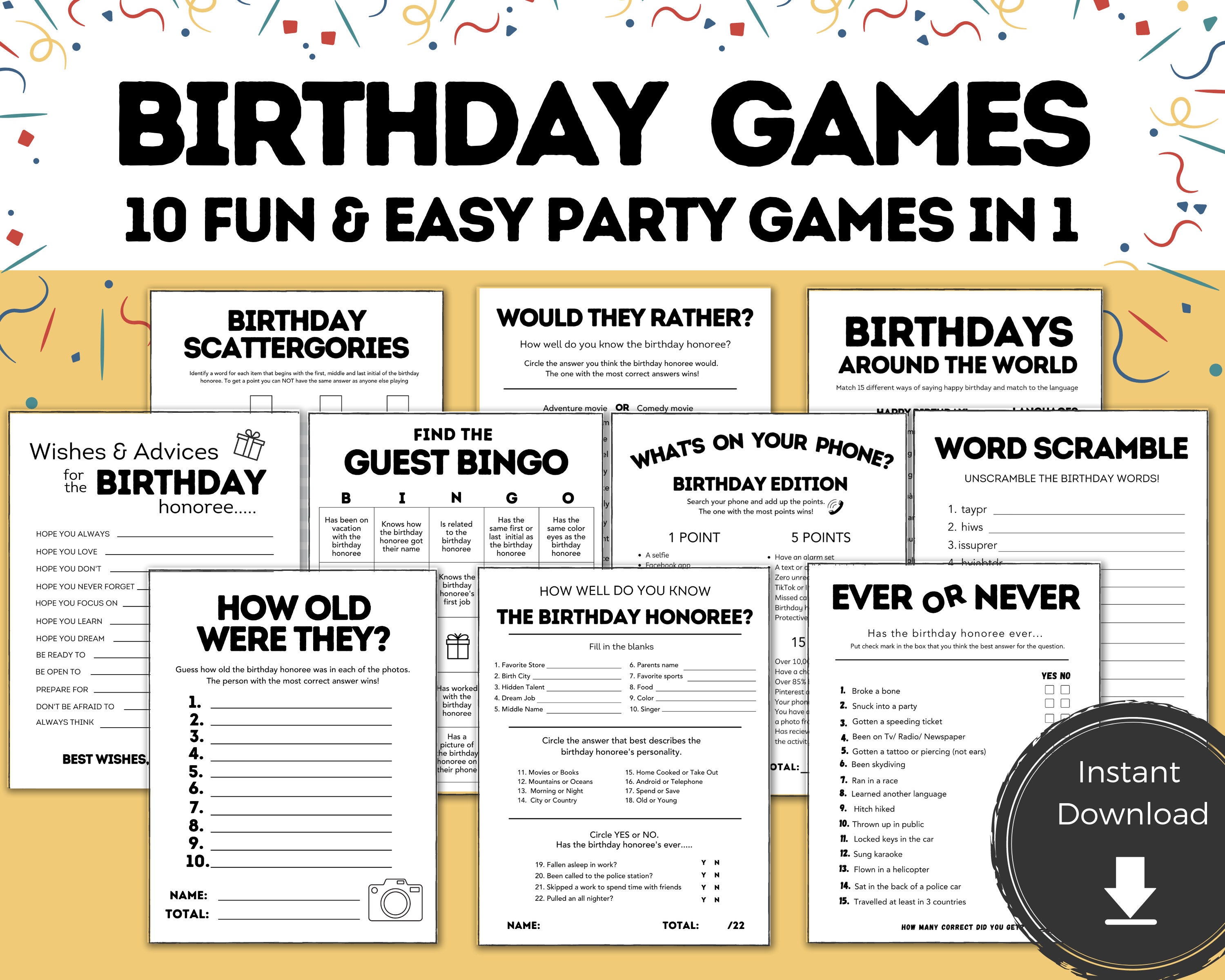 80th Birthday Party Bundle 80th Birthday Decorations for Him - Etsy