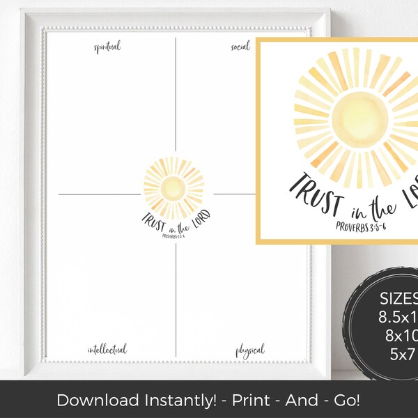 Young women goals etsy