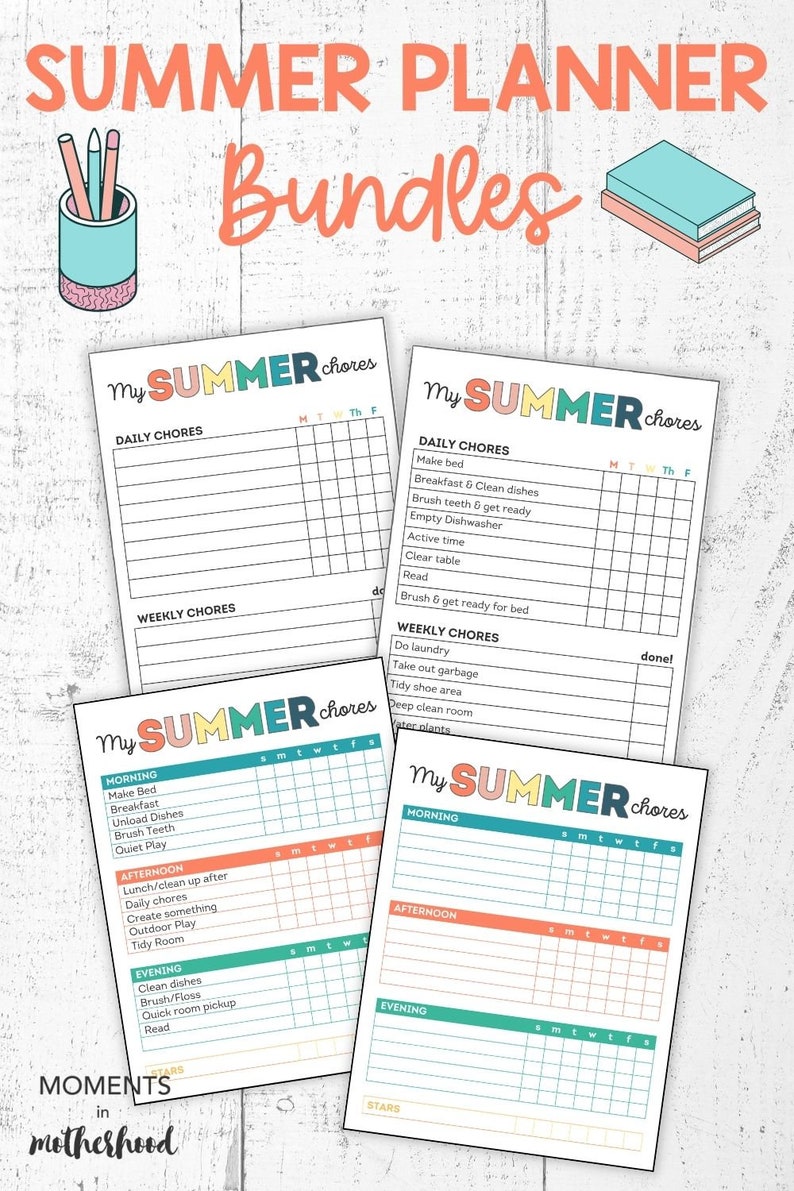 Summer Reading Challenge Printable, Teen, Adult or Kids Reading Journal ...