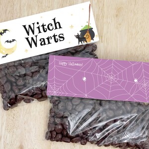 Trick or Treat Gift Tag, Printable Halloween Treat Bag Tag, Goodie Bags Tag Halloween Favor Tags, Halloween Teacher Gift Tag Neighbor Gift