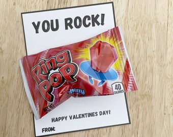Ring Funny Valentine Cards for Kids, Valentine Printable Kids, Valentine Card Kids, Card from Teacher Download, Joke Valentine for Boys