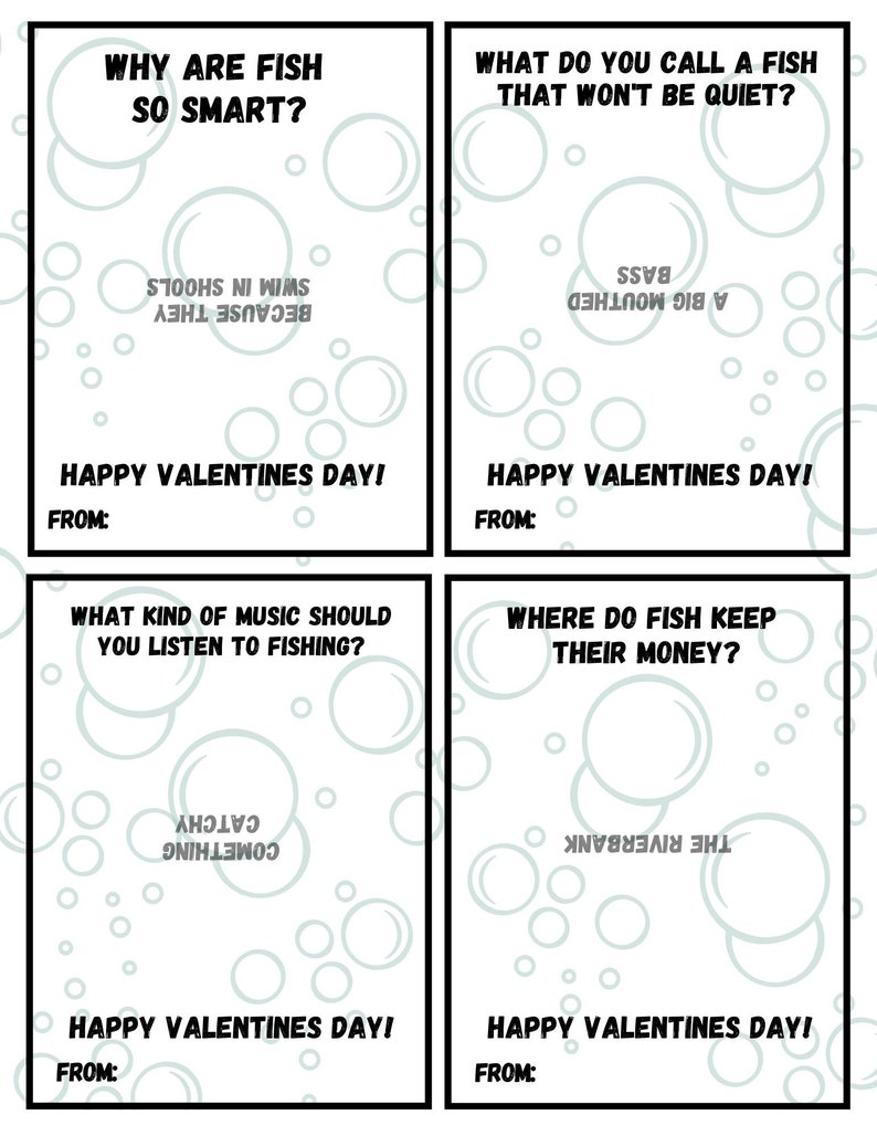 Gummy Candy Joke Valentine Cards for Kids Valentine Printable Etsy