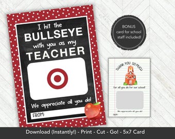 Teacher Appreciation Gift, Best Teacher Gift Card Holder, Gift Card Template, End of Year Teacher Gifts Bulk, School Principal Gift Idea
