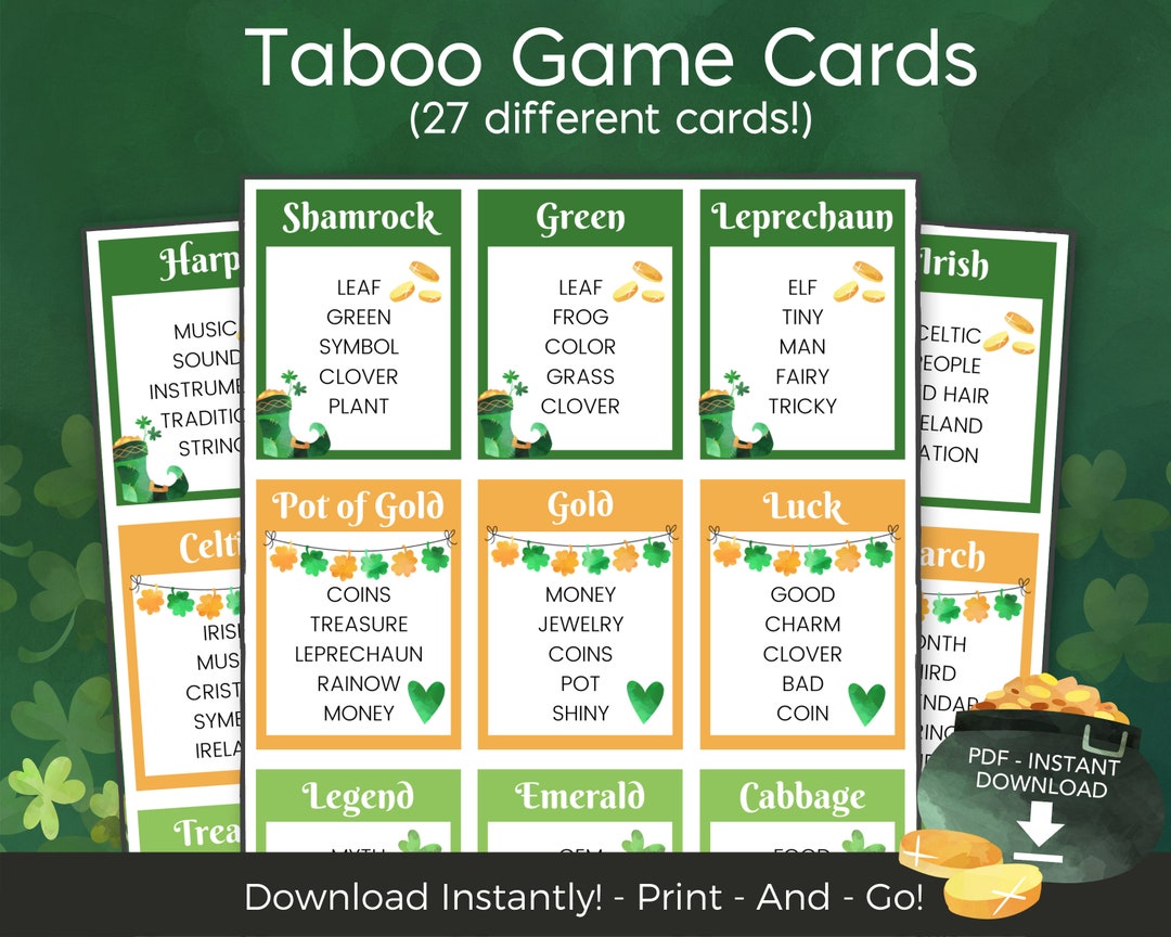 taboo st patricks day