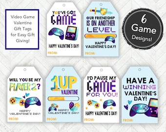 Gamer Valentine Card, Classroom Valentines, Gamer Girl, Valentines for Class, Gamer Gift, Video Game Valentine Gift Tag Gamer Valentine Card
