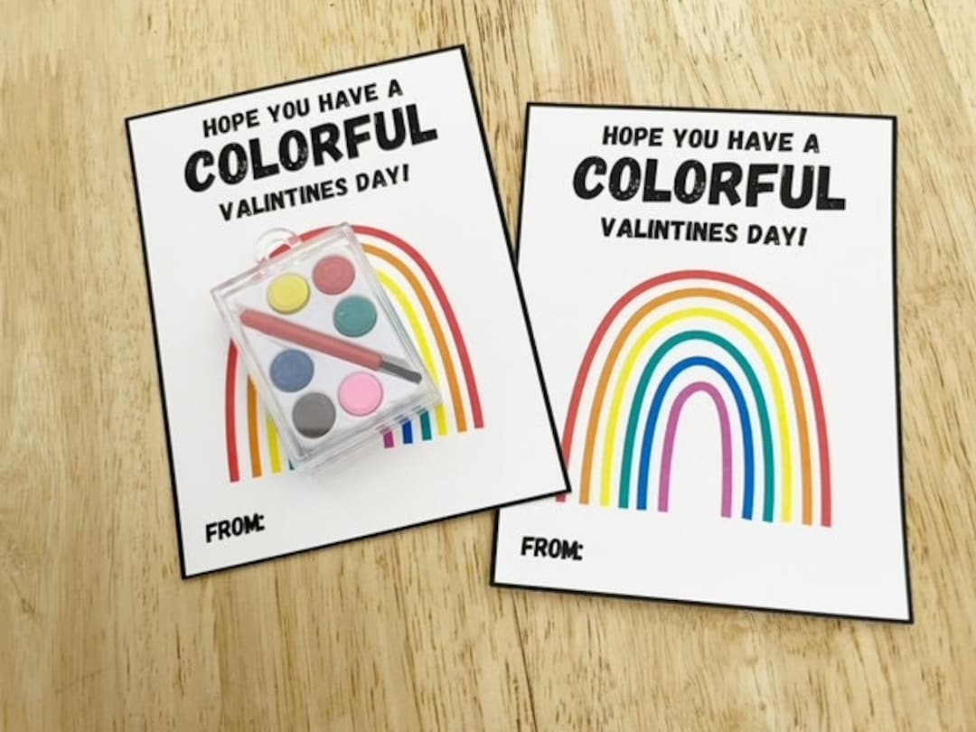 Artist Printable Valentine Cards for Kids, Kids Valentines Cards ...