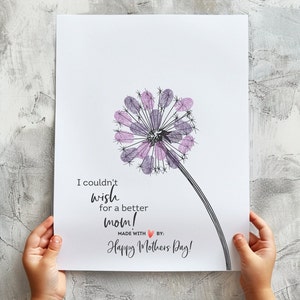 Printable Mother S Day Thumbprint