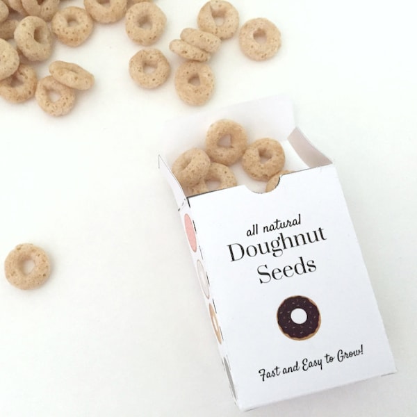 April Fools - Prank - Kids Activity - Doughnut Seeds - Joke Gift Idea - Gag Gift Idea - April Fools Day - Spring Printable Kids Activity