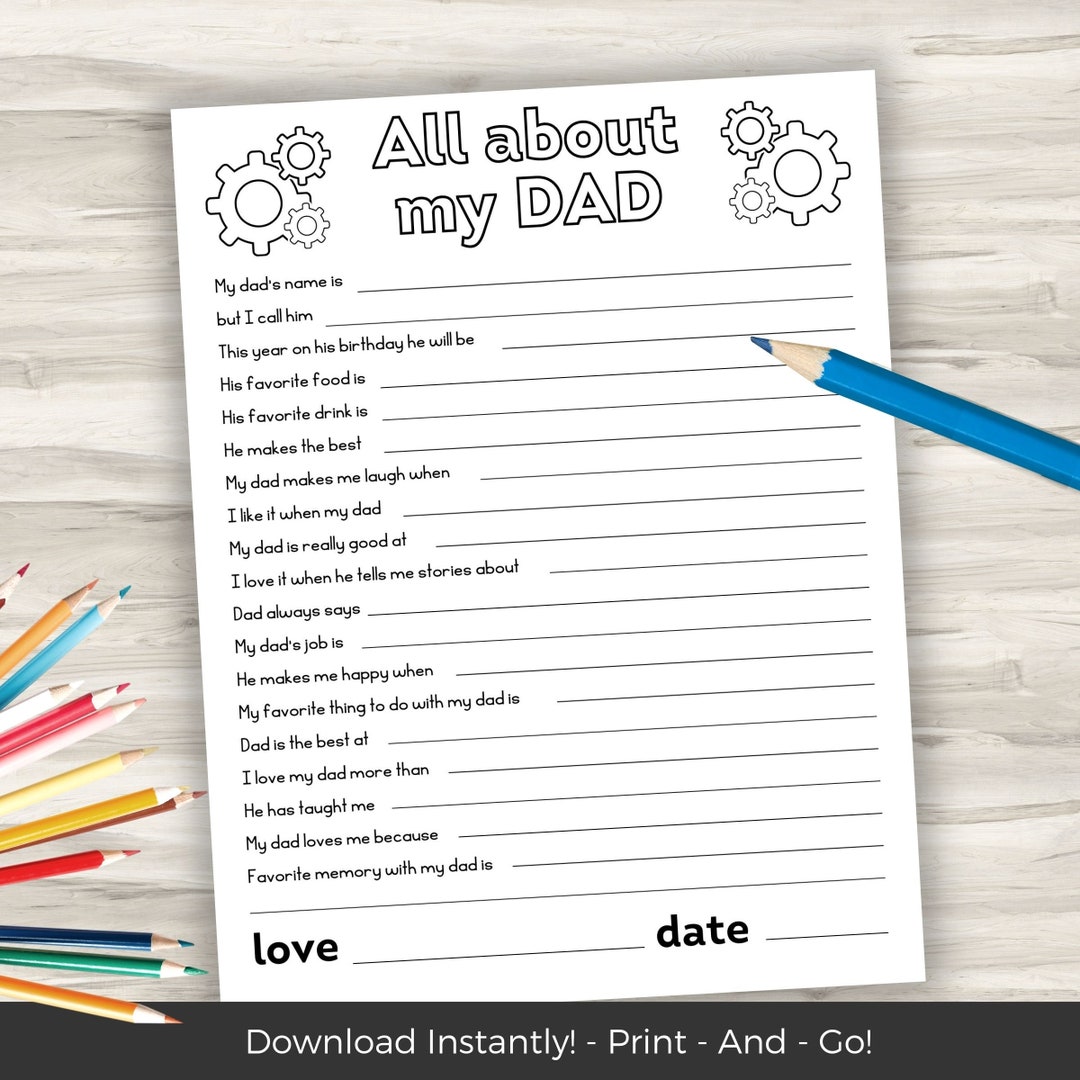 printable-all-about-my-dad-questions-template-dad-father-day-interview-questionnaire-kids-gift-for-fathers-day-birthday-or-christmas-etsy for Free Printable All About Dad Questionnaire Printable All About My Dad Questions Template, Dad Father Day Interview Questionnaire, Kids Gift for Fathers Day, Birthday, or Christmas - Etsy for Free Printable All About Dad Questionnaire