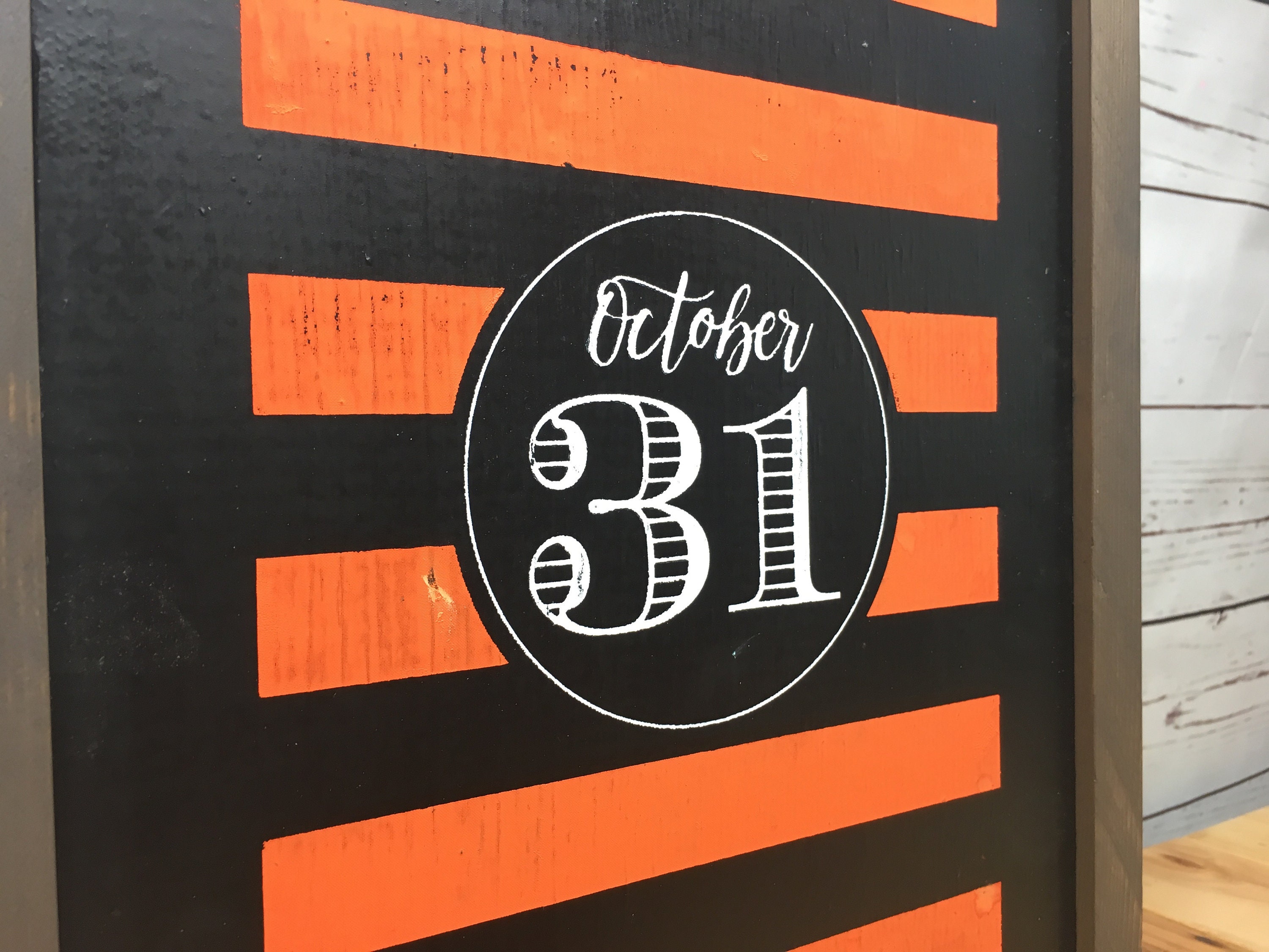 October 31 October 31 Sign October 31st October Signs | Etsy