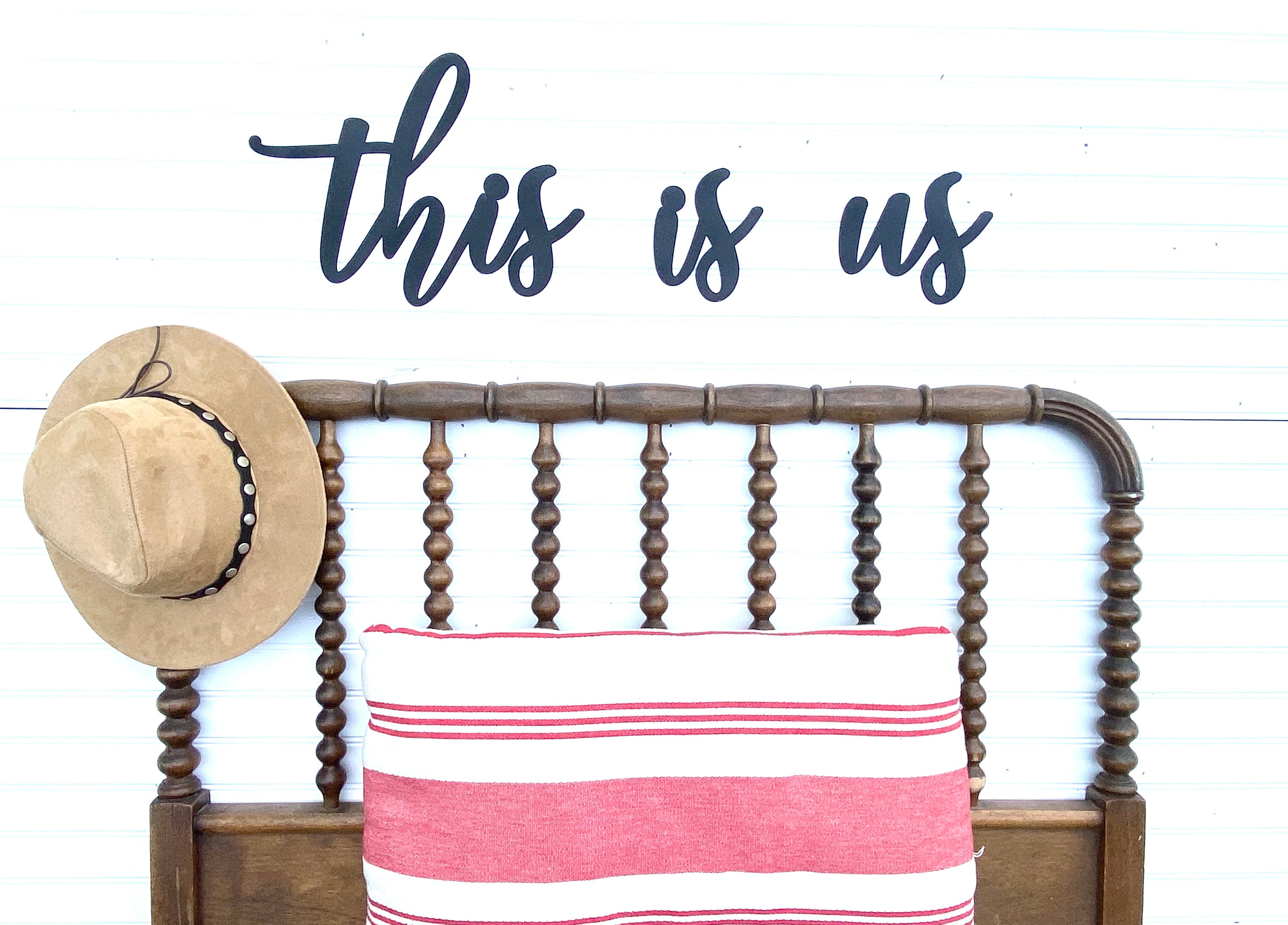 This Is Us Word Cut Out for Wall Bedroom Wall Decor Word Etsy