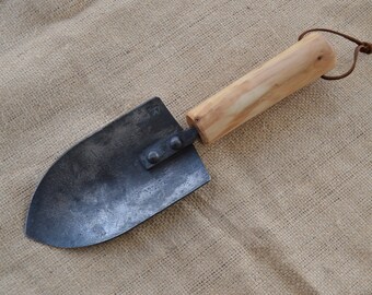 Garden Trowel, Hand Forged, Blacksmith Made, Mother's Day, Gardening Gift