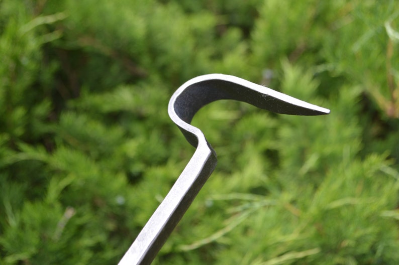 Fire Poker Blacksmith Made Camping Gear Wrought Iron Poker Etsy
