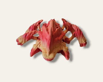 Fierce 3D Printed Dune Striker Dragon by Cinderwing | Articulated Fantasy Collectible