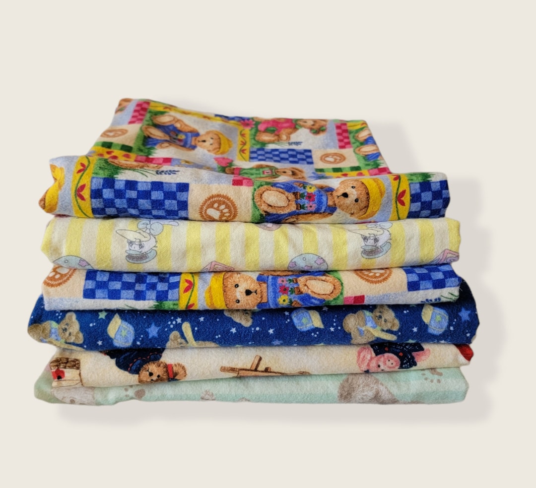 Large Flannel Receiving/swaddling Blanket Handmade 100 Cotton Flannel