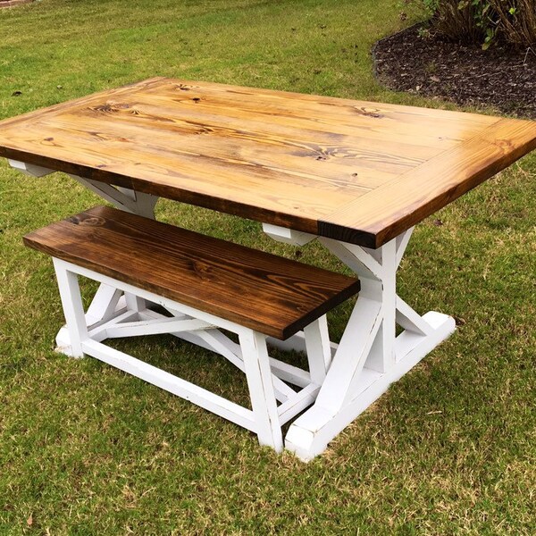 Farm Table and Bench