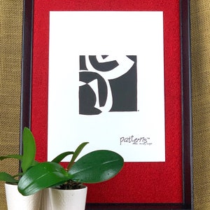 Abstract Adinkra Symbol: F is for Freedom Painting #32