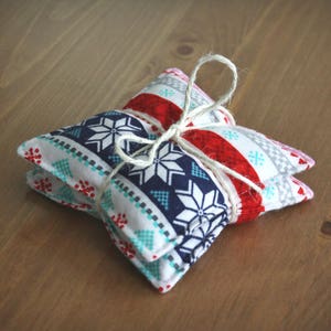 Hand warmers, Stocking Stuffers, Heating Pad, Christmas Gift, Heat Pack, Cold Pack, Microwavable Organic Rice Pocket Hand Warmer
