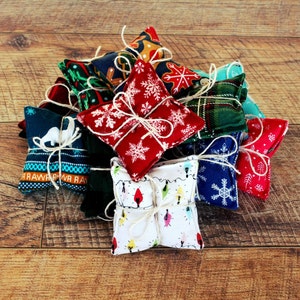 Holiday Hand Warmers Bundle - Stocking Stuffers, Organic Rice Hand warmers, Microwaveable Hand warmers, Christmas Heating Pads