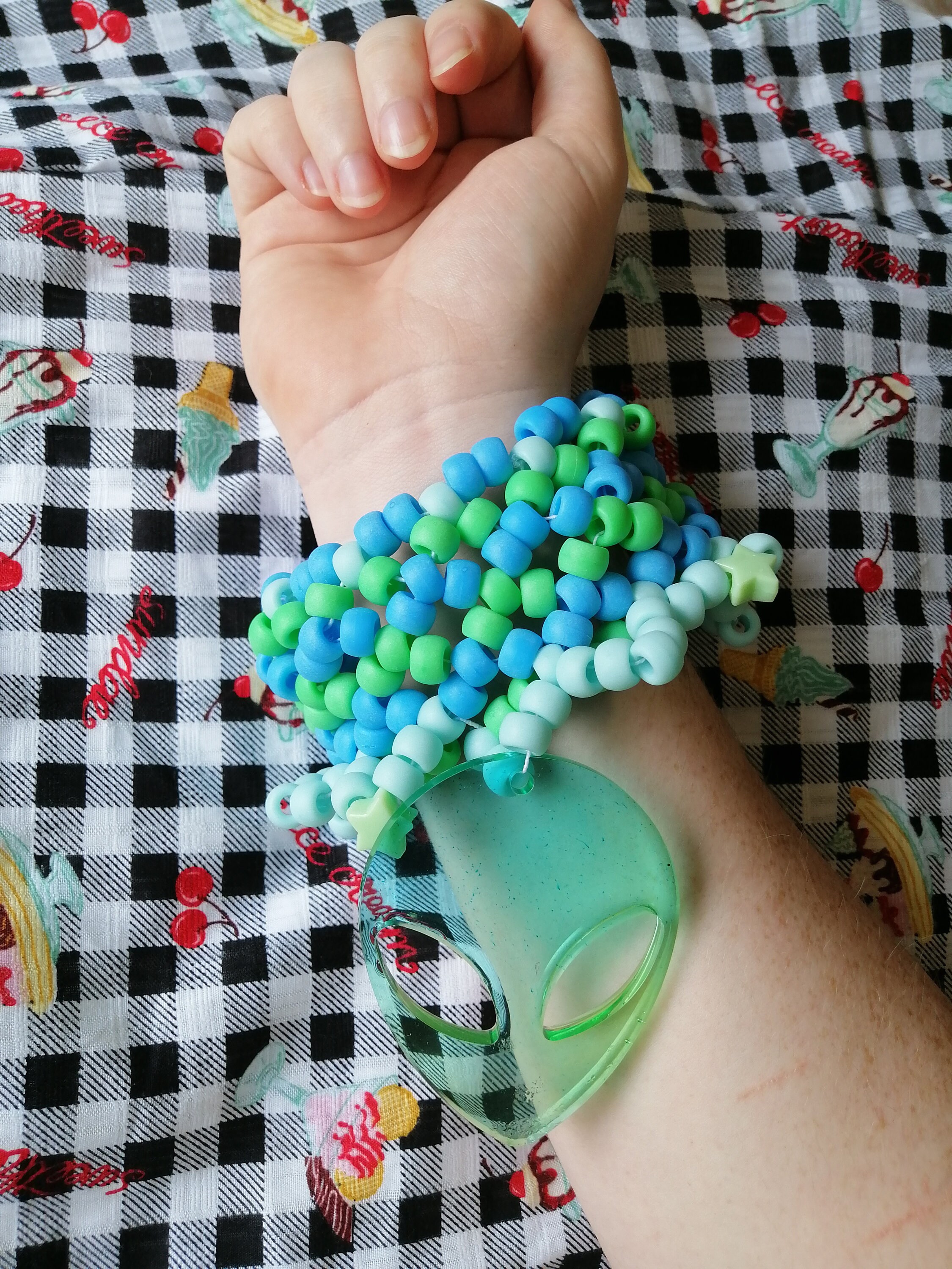 Alien Kandi Cuff Etsy Australia