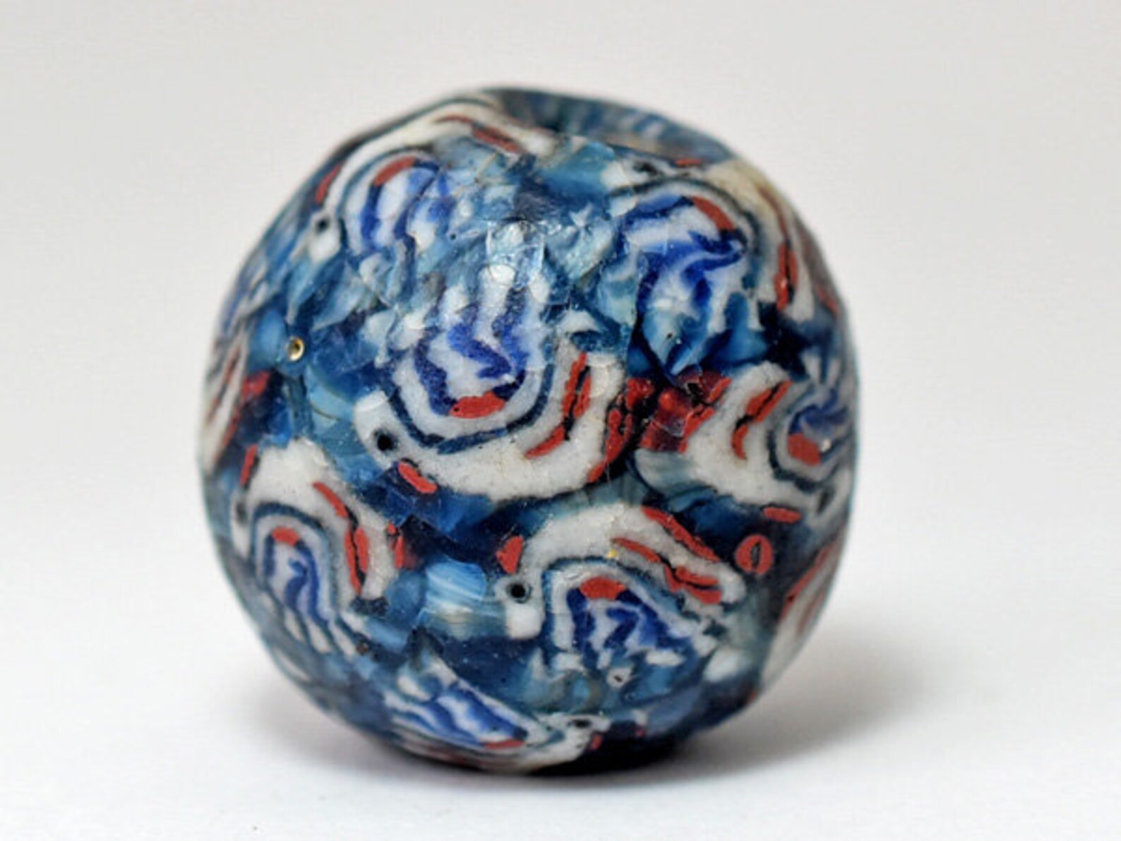 Java Exhumation Extralarge Glass Beads With Birds Mosaic Etsy Australia